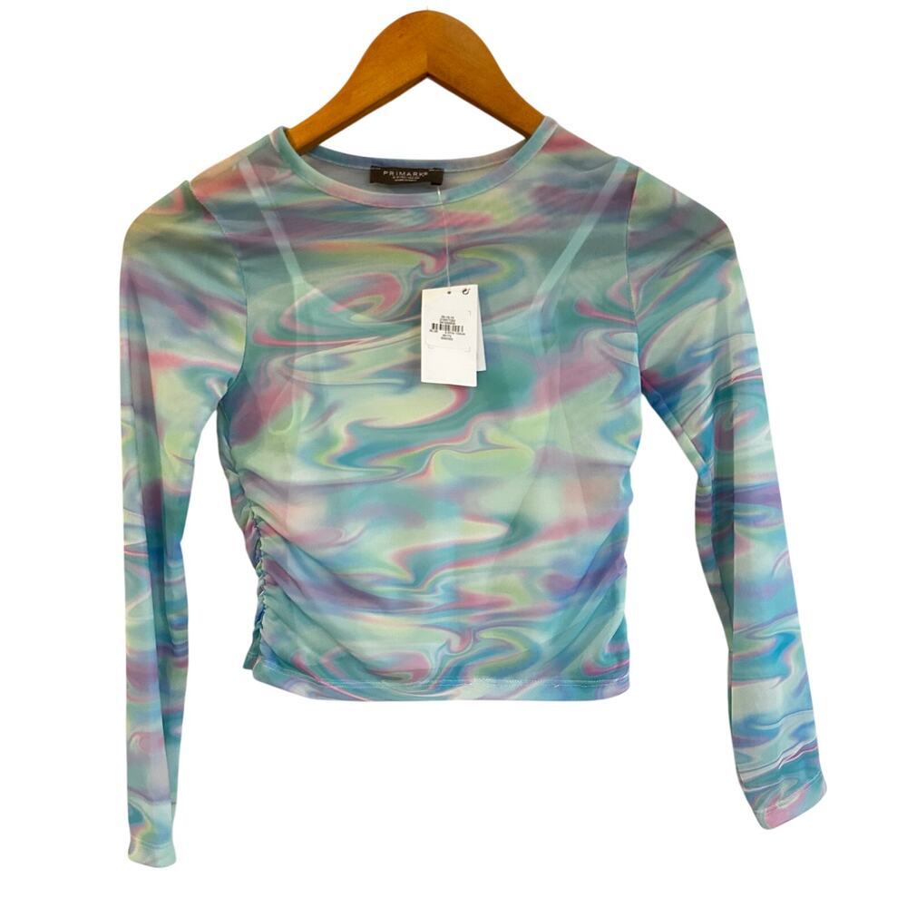 NEW Primark Mesh Top sz 8-9 Girls top